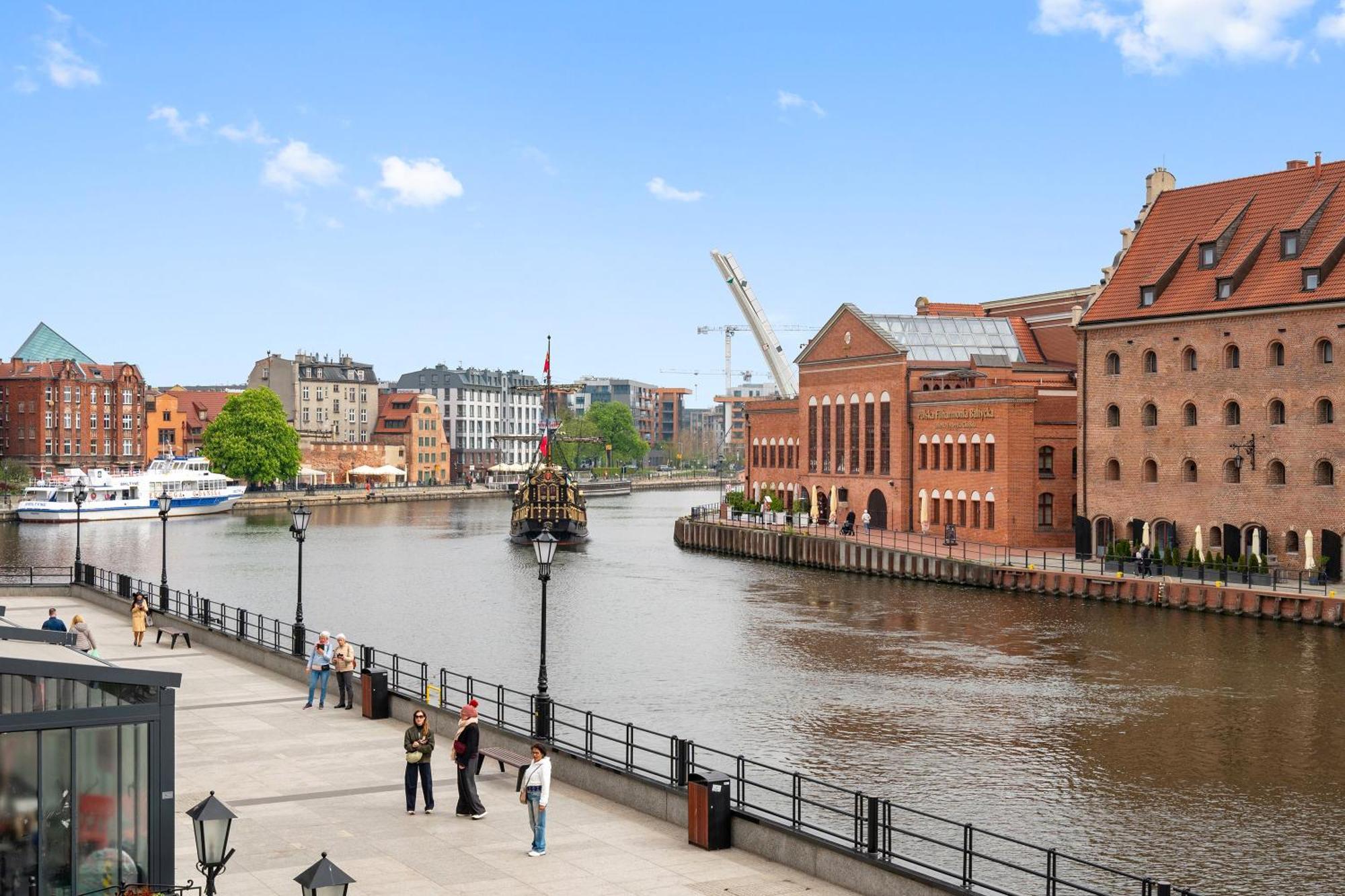 Magical River View By Downtown Apartments Gdansk Ngoại thất bức ảnh