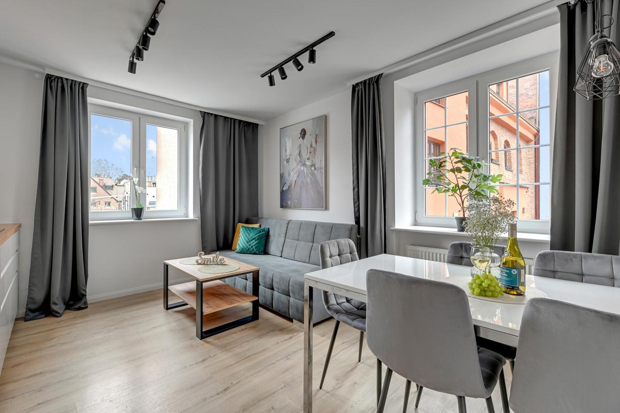 Magical River View By Downtown Apartments Gdansk Ngoại thất bức ảnh
